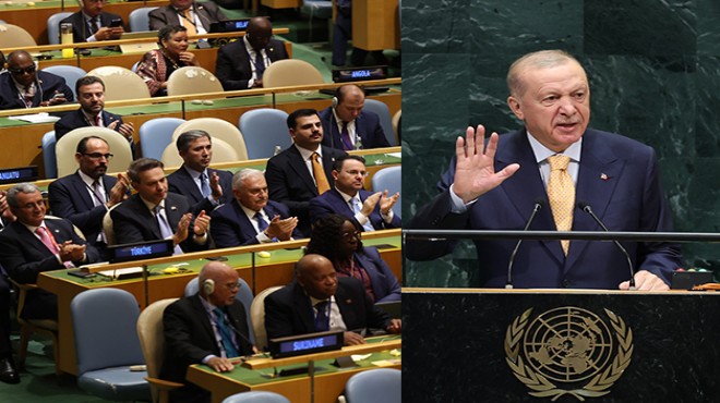 İnan da salondaydı... BM paylaşımı: Bir liderin tarihe geçen hitabına tanıklık ettik!