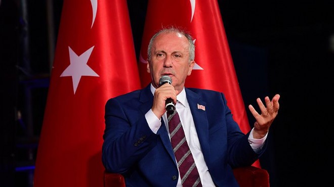 İnce: Kılıçdaroğlu'na rakip olmadım!