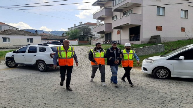 İşçi gibi davranan jandarma, taş ocağında hükümlüyü yakaladı!