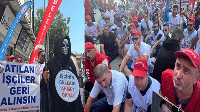 Büyükşehir de arbede: İşçiler içeri girmek istedi tansiyon yükseldi!