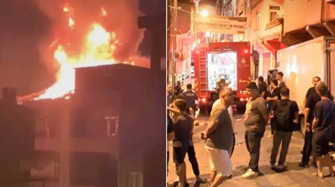 İstanbul da binada patlama: Mahalleli sokağa döküldü