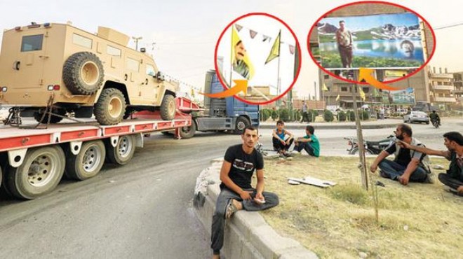 İşte fotoğrafı: ABD den YPG ye silah konvoyu!