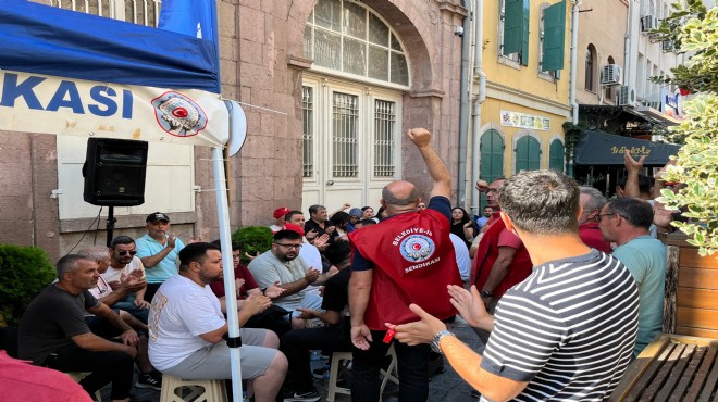 İşten çıkarma krizi tam gaz devam: Sendika Büyükşehir önüne kamp kurdu!