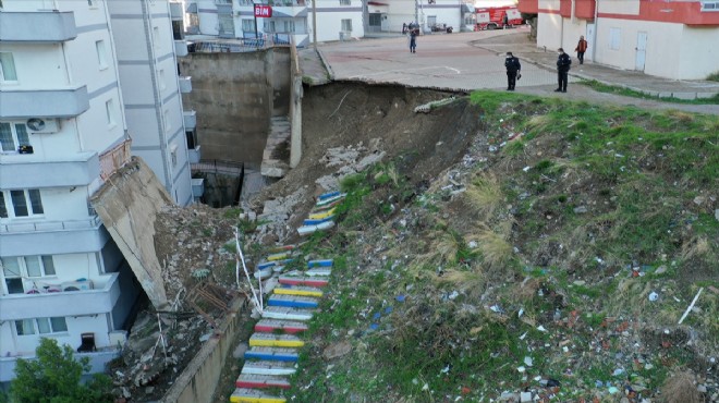 İstinat duvarı paniğinde son durum: Başkan olay yerinde yol haritasını açıkladı!