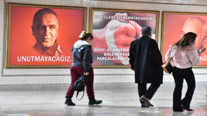 İzmir Adliye Şehitleri'ni andı...