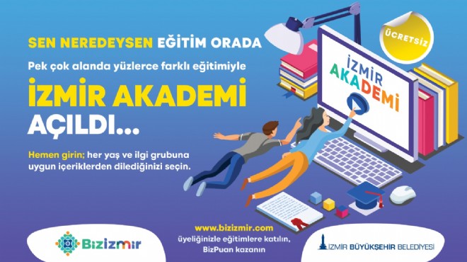 İzmir Akademi online eğitim portalı açıldı
