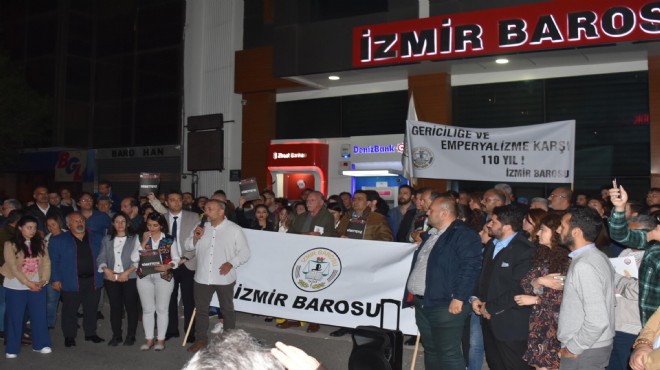 İzmir Barosu'ndan demokrasi nöbeti çağrısı!