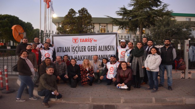 İzmir Barosu'ndan Tariş işçilerine destek