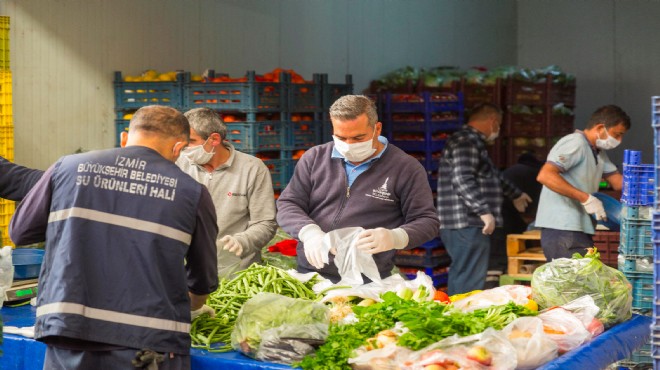 İzmir Hali kapılarını dayanışmaya açtı