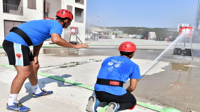 İzmir İtfaiyesi Rusya'da madalya peşinde!