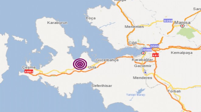 İzmir Körfezi nde korkutan deprem