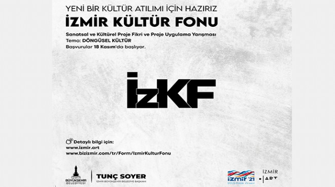 İzmir Kültür Fonu (İzKF) projesi başlıyor