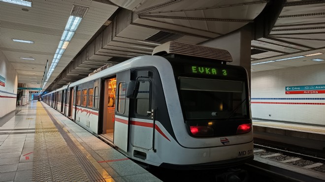 İzmir Metro da seferler normale döndü