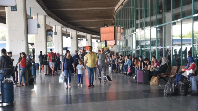 İzmir Otogarı'nda bayram bereketi!