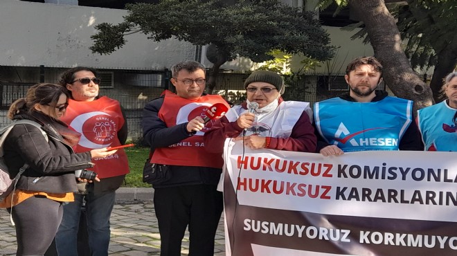 İzmir Sağlık Platformu'ndan sözleşme protestosu