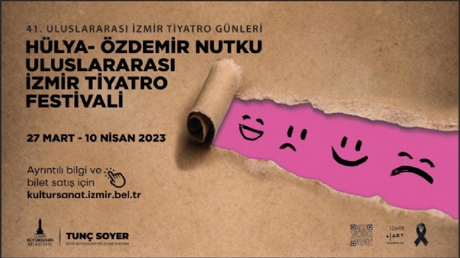 İzmir Tiyatro Festivali nde perde açılıyor