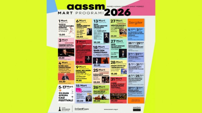 İzmir bahara sanatla  merhaba  diyor!