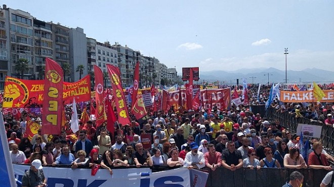 İzmir de 1 Mayıs ın adresi Gündoğdu Meydanı