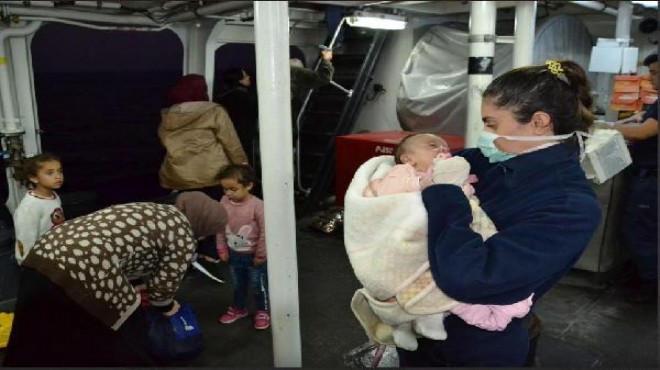 İzmir de 158 kaçak göçmen yakalandı