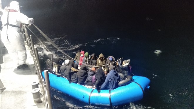 İzmir de 164 kaçak göçmen yakalandı, 78 göçmen kurtarıldı