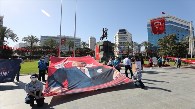 İzmir de 19 Mayıs coşkusu