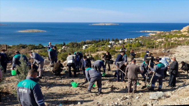 İzmir de 20 bin fidan toprakla buluştu