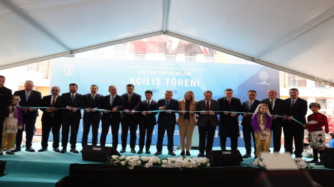 İzmir de 20 okul açılışı birden!