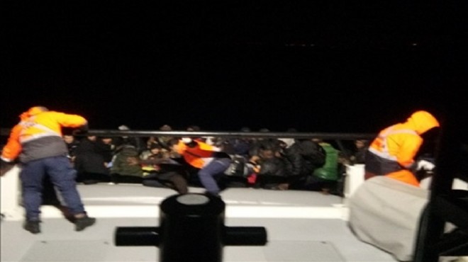 İzmir de 55 düzensiz göçmen yakalandı
