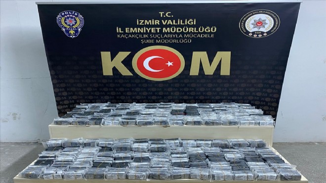 İzmir'de kaçakçılık operasyonu!