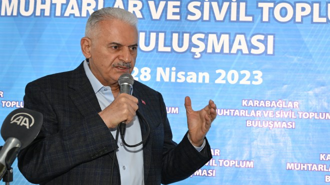 İzmir'de Akşener'e 'Yıldırım' yanıt: Bana laf yetiştireceğine...