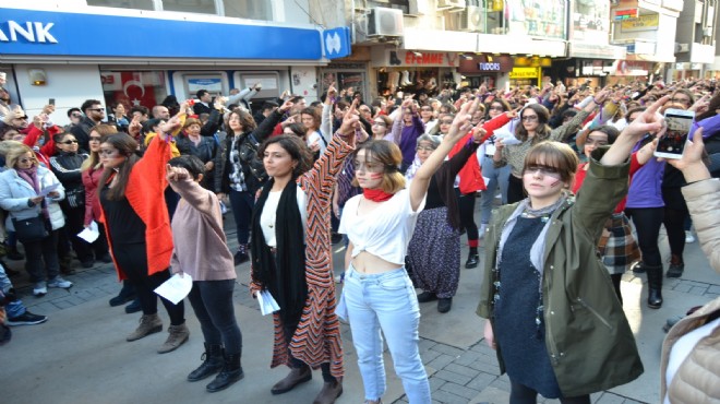 İzmir'de 'Las Tesis' günü: Kadınlarda danslı isyan!