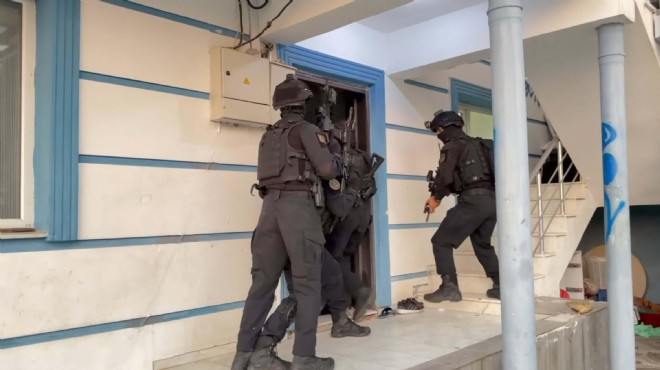 İzmir de  Medeler  suç örgütüne darbe: Örgüt lideri de gözaltında!