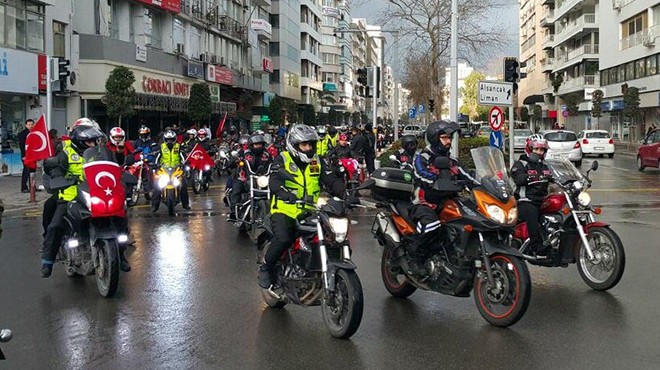 İzmir'de Mehmetçik'e destek konvoyu