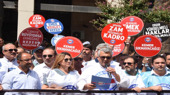 İzmir'de Memur-Sen'den Hakem Kurulu'na çağrı