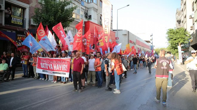 İzmir de NATO protestosu: Zirve, yeni savaş cepheleri yaratmaya hazırlanıyor!
