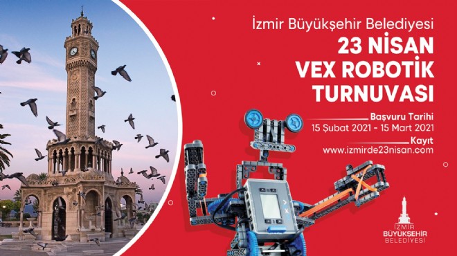 İzmir'de Vex Robotik turnuvası