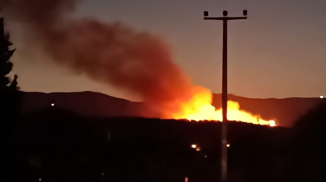 İzmir'de alevlerle 5 saatlik savaş!