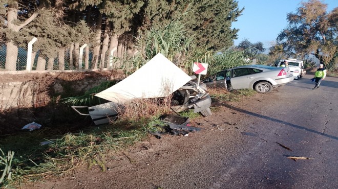 İzmir de art arda iki kaza: Yaralılar var!