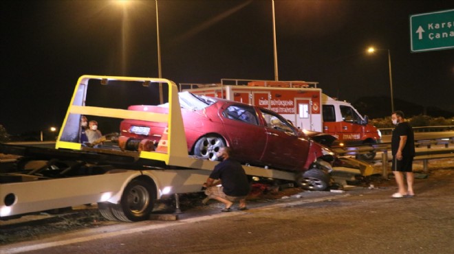 İzmir de korkunç kaza korkunç son!