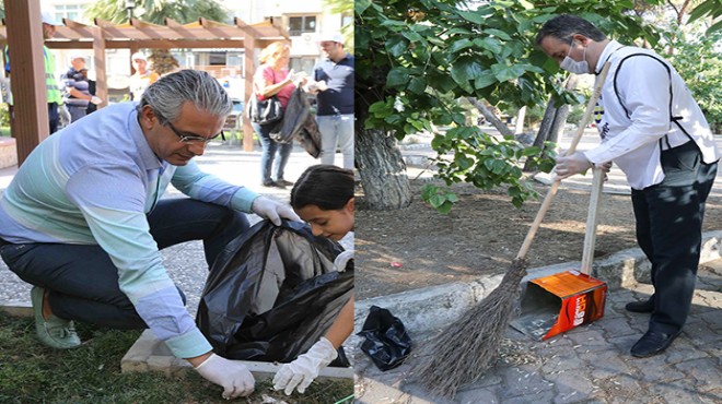 İzmir'de başkanlardan 'temizlik' mesaisi!