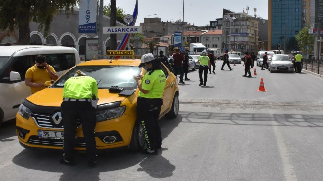 İzmir de bayram süresince trafik denetimi!