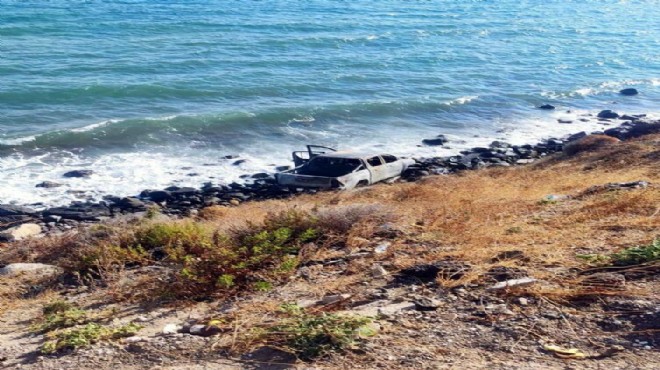 İzmir de dehşet: Uçuruma yuvarlanan araçtan ceset çıktı!