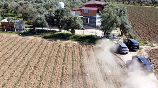 İzmir de drone destekli  zehir  baskını!