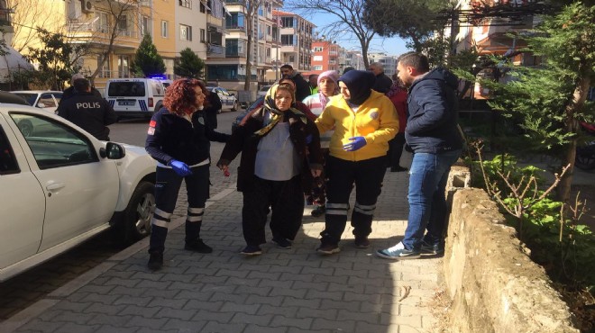 İzmir de eli bıçaklı maskeli gaspçı dehşeti!