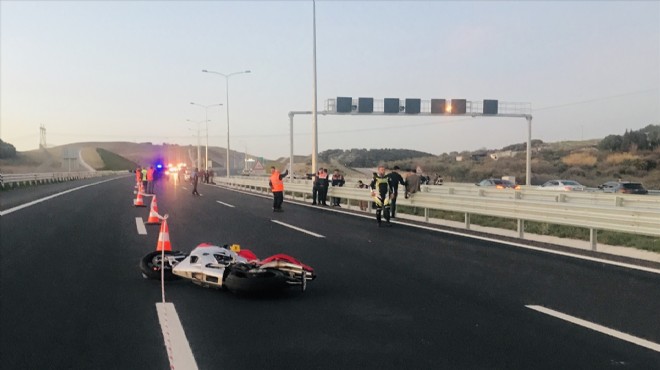 İzmir de feci kaza: 1 ölü, 1 yaralı