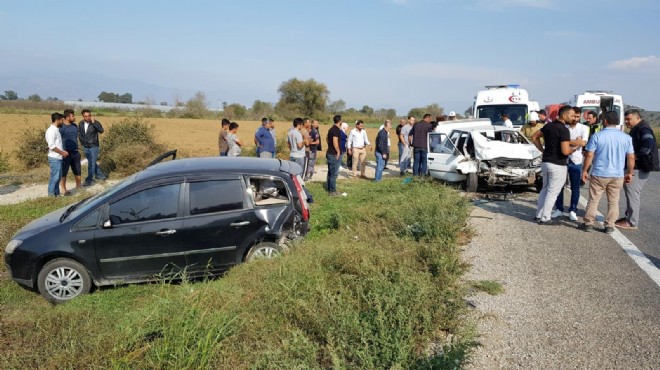 İzmir'de feci kaza: 2'si bebek 5 yaralı!