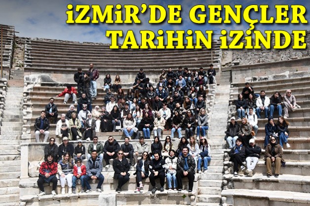 İzmir'de gençler tarihin izinde