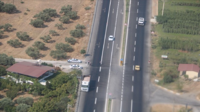 İzmir de 4 ilçede havadan trafik denetimi!