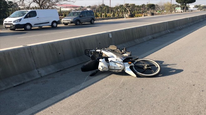 İzmir de iki motosiklet çarpıştı: 1 ölü, 1 yaralı