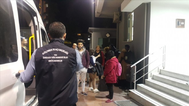 İzmir'de insan kaçakçılarına suç üstü: 6 gözaltı